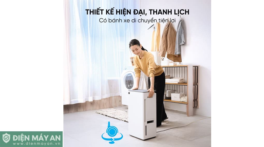 Máy hút ẩm Sharp DW-T30HV-W